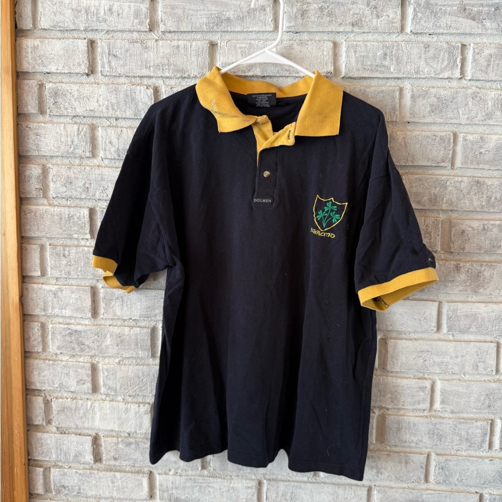 Black and Gold Polo Shirt